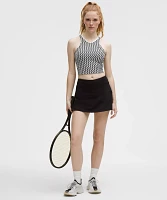 Cropped V-Neck Tennis Tank Top *Medium Support, B/C Cup | Women's Sleeveless & Tops