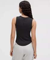 Hold Tight Crewneck Tank Top *Waist Length | Women's Sleeveless & Tops