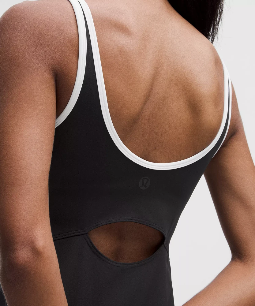 Scoop-Neck Cutout Tennis Dress | Women's Dresses