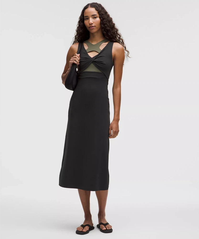 Nulu Twist-Front Midi Dress | Women's Dresses
