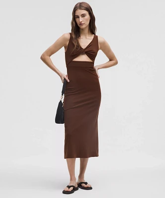 Nulu Twist-Front Midi Dress | Women's Dresses