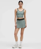 Scoop-Neck Cutout Tennis Tank Top *Medium Support, B/C Cup | Women's Sleeveless & Tops