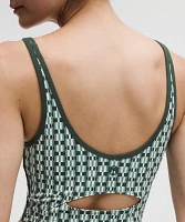 Scoop-Neck Cutout Tennis Tank Top *Medium Support, B/C Cup | Women's Sleeveless & Tops