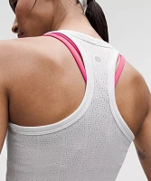 Swiftly Pointelle Cropped Racerback Tank Top | Women's Sleeveless & Tops