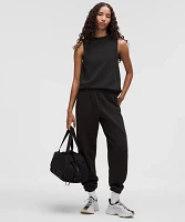 Cotton Jersey Stitch-Detail Tank Top | Women's Sleeveless & Tops