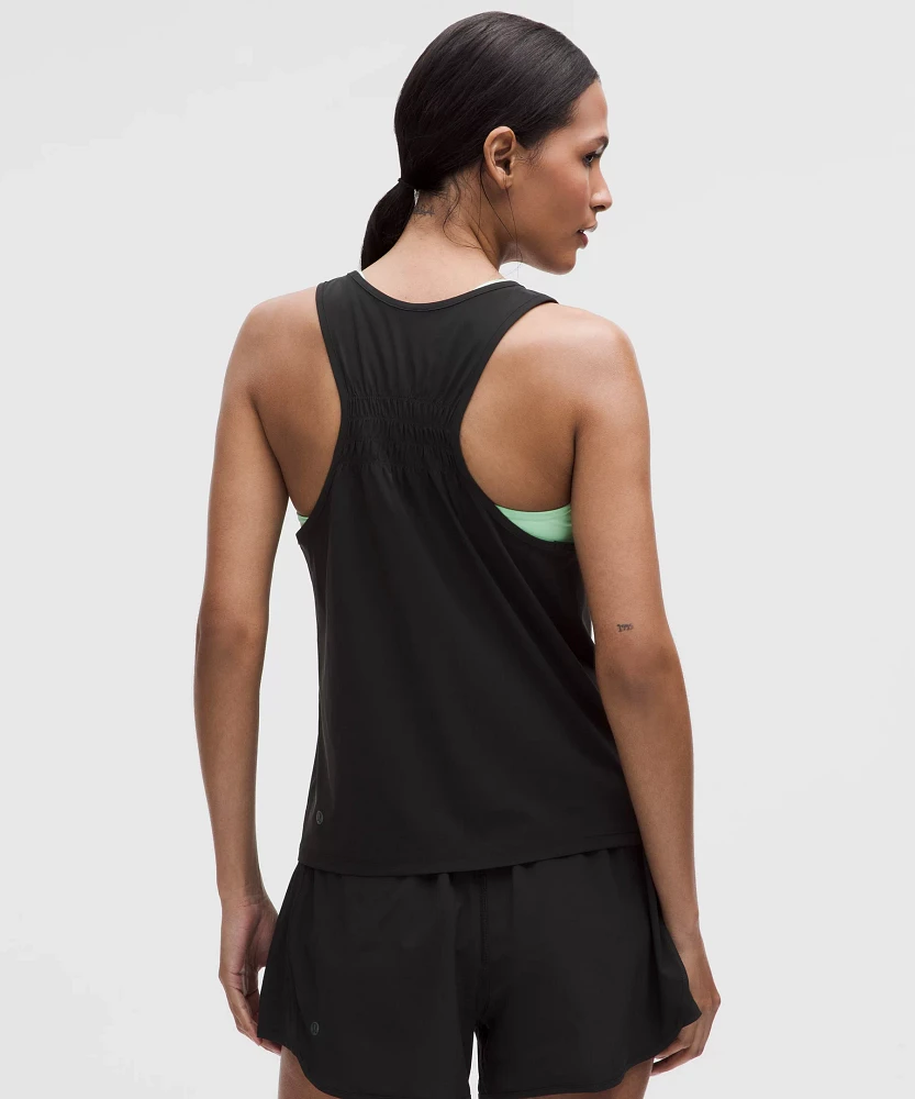 Ruched Racerback Tank Top | Women's Sleeveless & Tops