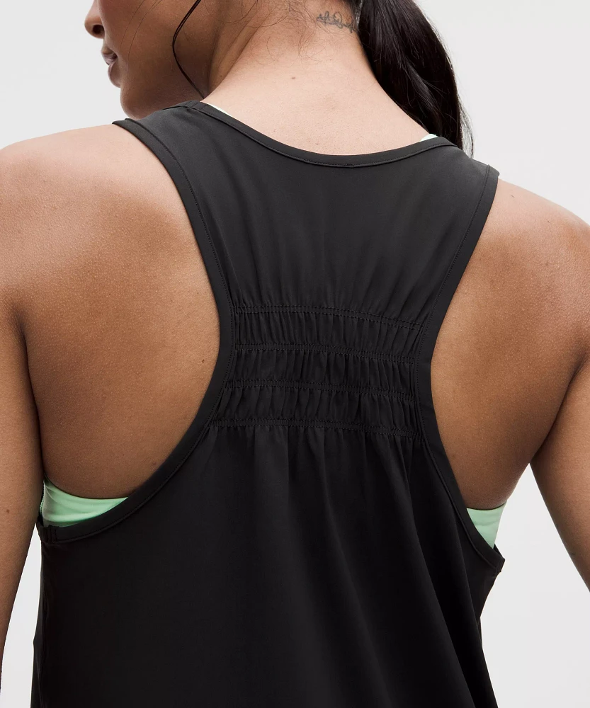 Ruched Racerback Tank Top | Women's Sleeveless & Tops