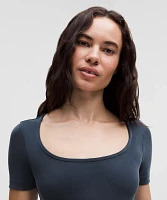 Drapey Softstreme Scoop-Neck Midi Dress | Women's Dresses