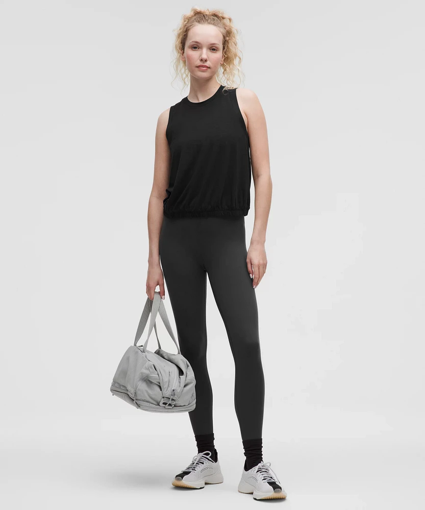 Jersey Training Elastic-Hem Tank Top | Women's Sleeveless & Tops
