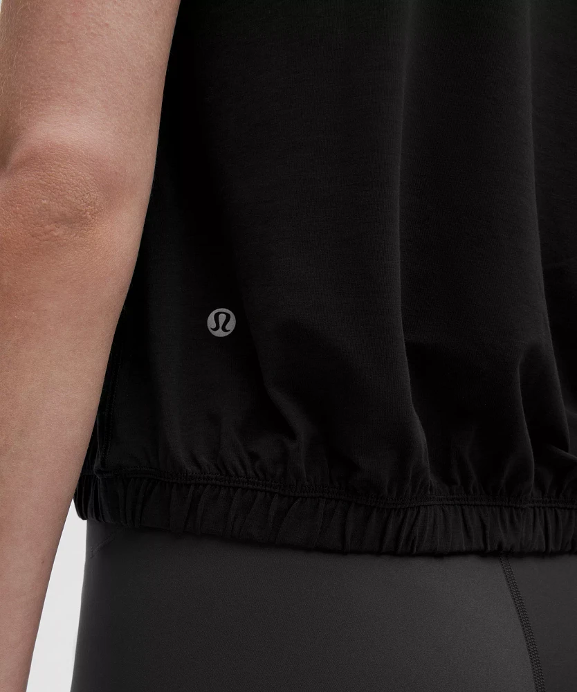 Jersey Training Elastic-Hem Tank Top | Women's Sleeveless & Tops