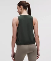 Jersey Training Elastic-Hem Tank Top | Women's Sleeveless & Tops