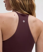 Nulu High-Neck Mesh-Hem Tank Top *Light Support, B/C Cup | Women's Sleeveless & Tops