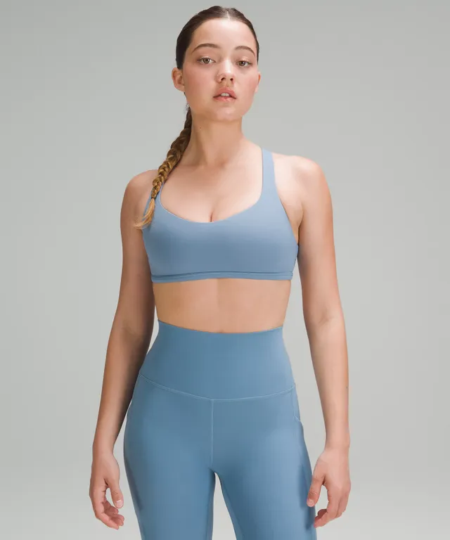 Flow Y Strappy Bra Nulu *Light Support, A–C Cups, Utility Blue