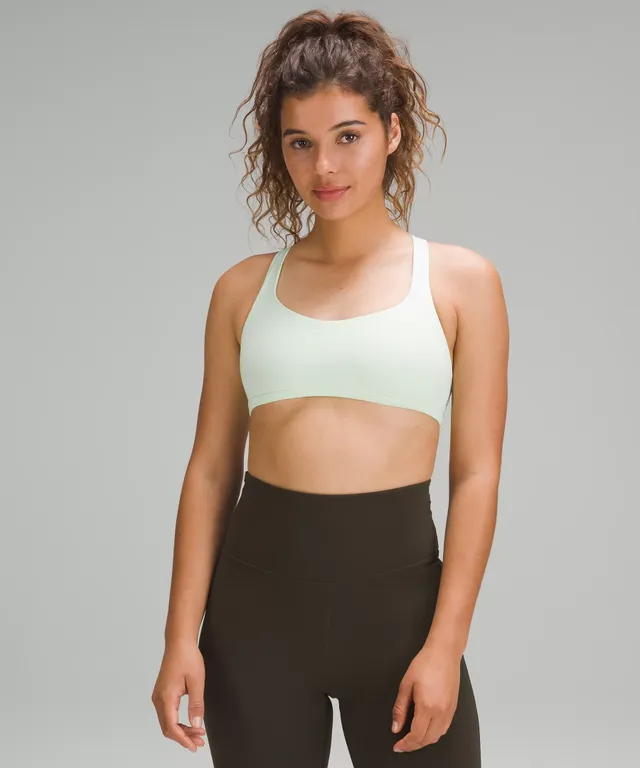 Lululemon Flow Y Bra Nulu *Light Support, B/C Cup - Pink Taupe