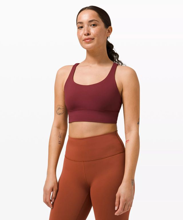 lululemon lululemon Energy Longline Bra *Medium Support, B–D Cups, Women's  Bras