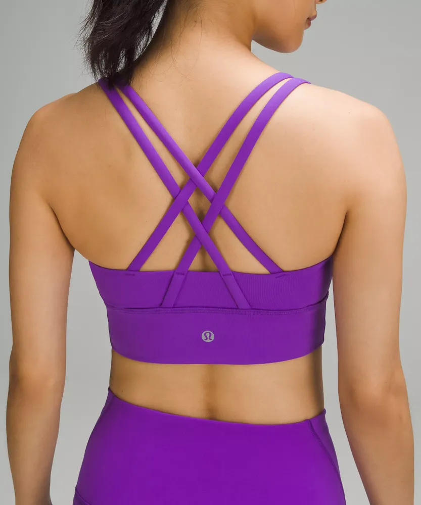 GAP GFIT POWERMOVE LONGLINE BRA - Light support sports bra - dark purple 
