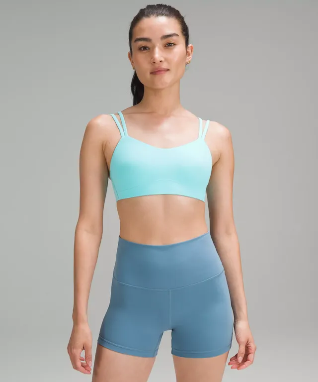 Lululemon Like a Cloud Strappy Longline Ribbed Bra *Light Support, B/C Cup  - Meadowsweet Pink - lulu fanatics