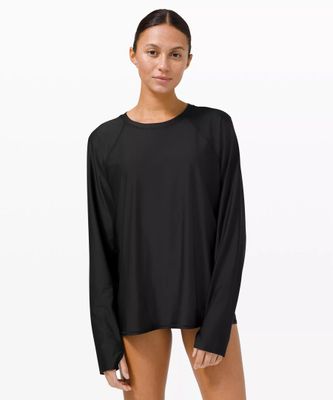 Waterside Relaxed UV Protection Long-Sleeve Shirt | Women's Swimsuits