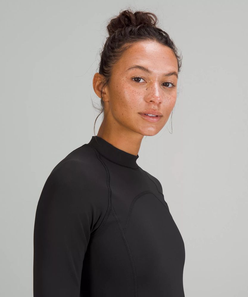 Lululemon athletica Long-Sleeve Zip-Back Paddle Suit *Medium Bum Coverage, Women's Swimsuits