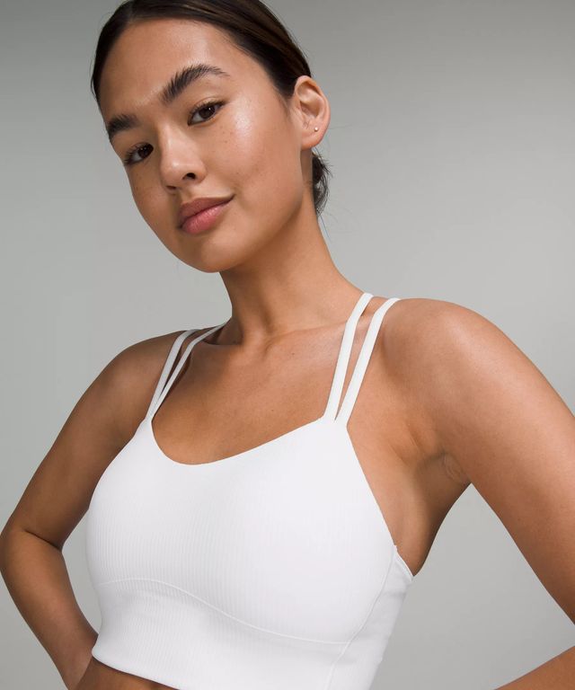 Lululemon Ribbed Back-Twist Sports Bra White Size XS - $42 (38% Off Retail)  - From Mylam