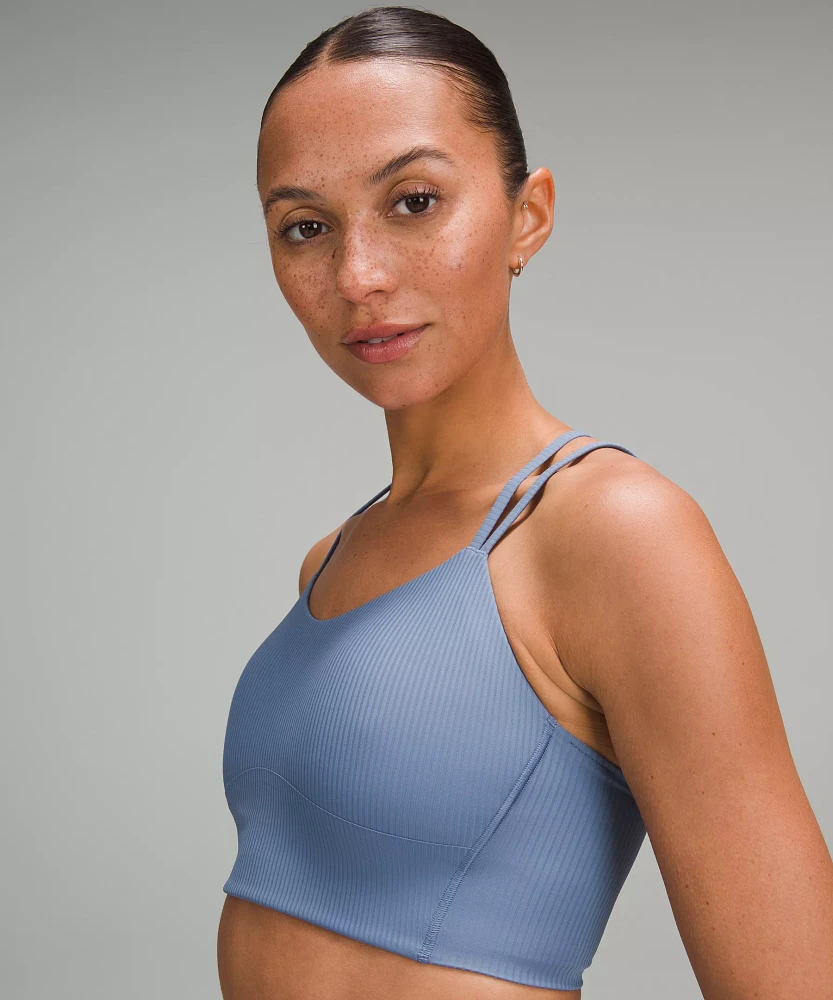 Like a Cloud Ribbed Longline Bra *Light Support, B/C Cup | Women's Bras