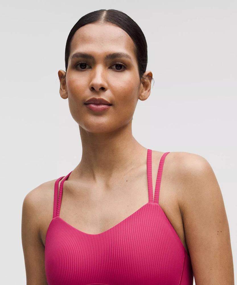 Like a Cloud Ribbed Longline Bra *Light Support, B/C Cup | Women's Bras