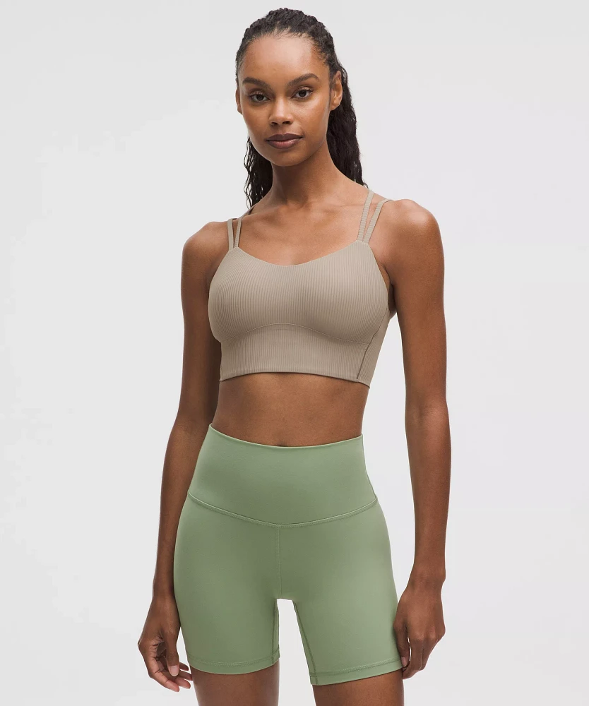 Like a Cloud Ribbed Longline Bra *Light Support, B/C Cup | Women's Bras
