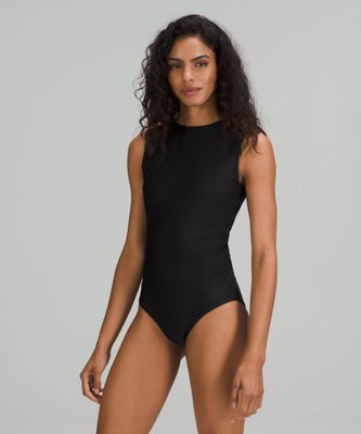 Waterside V-Neck Skimpy-Fit One-Piece Swimsuit B/C Cup