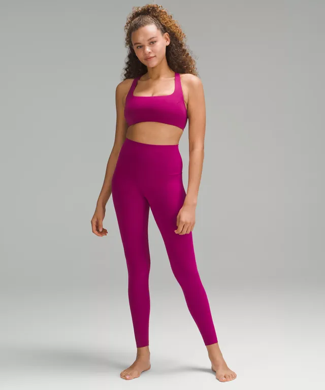 Girlfriend Collective TOMMY SQUARE NECK - Medium support sports bra - plum/purple  