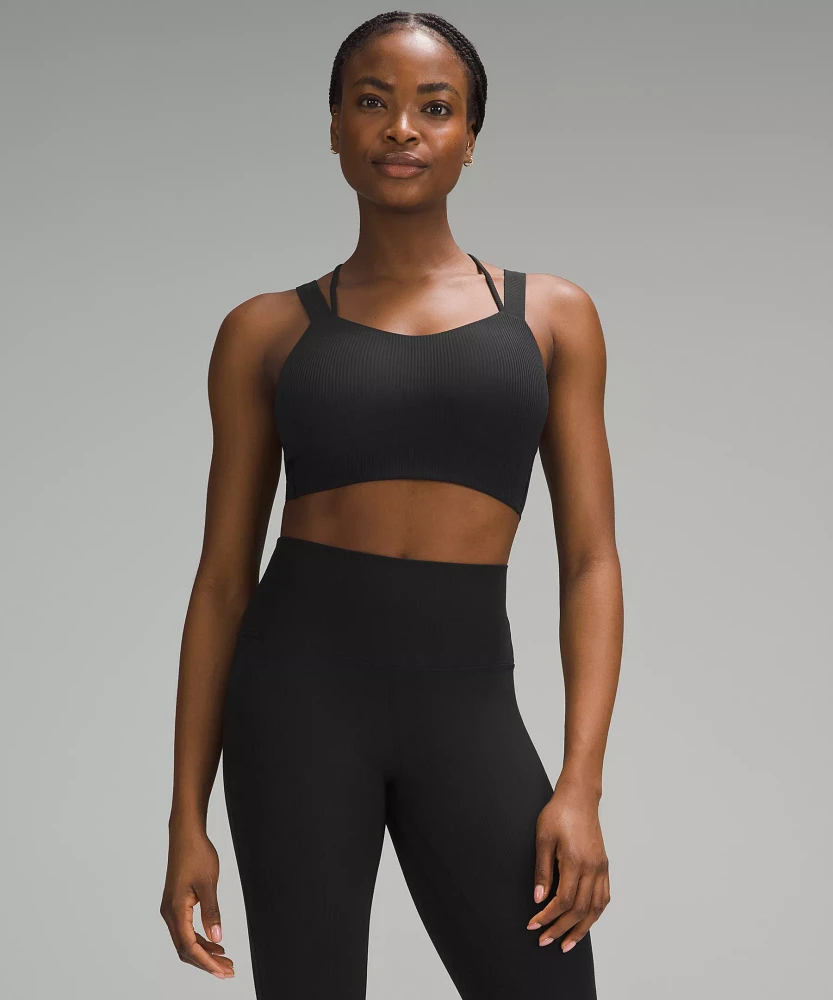 Like a Cloud Ribbed Longline Bra *Light Support, D/DD Cup | Women's Bras
