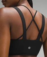 Like a Cloud Ribbed Longline Bra *Light Support, D/DD Cup | Women's Bras