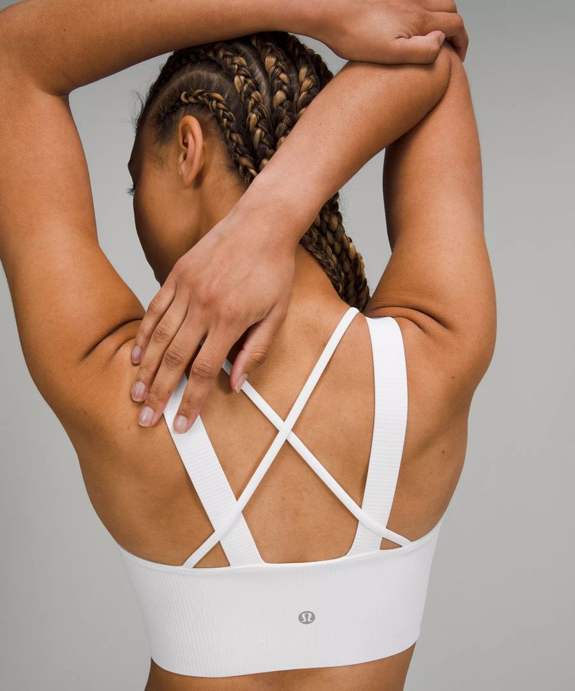 Like a Cloud Ribbed Longline Bra *Light Support, D/DD Cup | Women's Bras