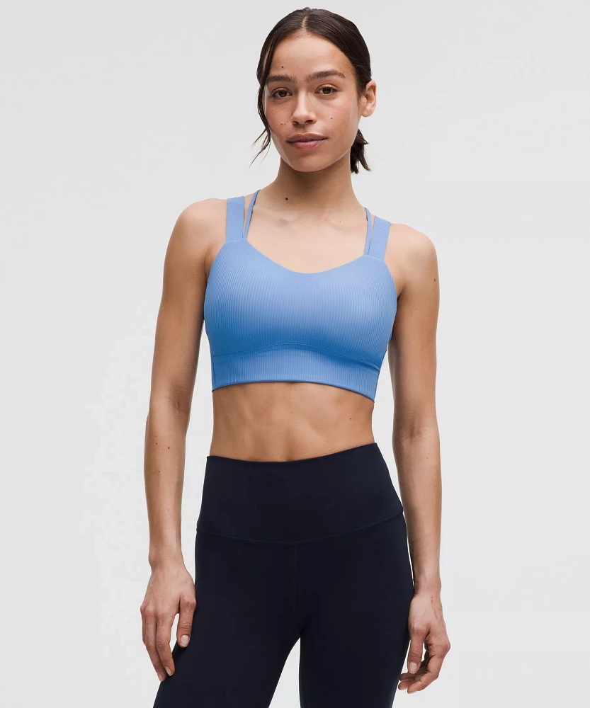Like a Cloud Ribbed Longline Bra *Light Support, D/DD Cup | Women's Bras