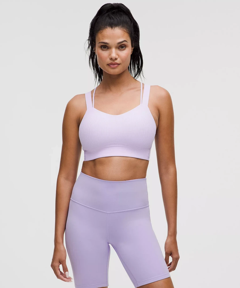 Like a Cloud Ribbed Longline Bra *Light Support, D/DD Cup | Women's Bras