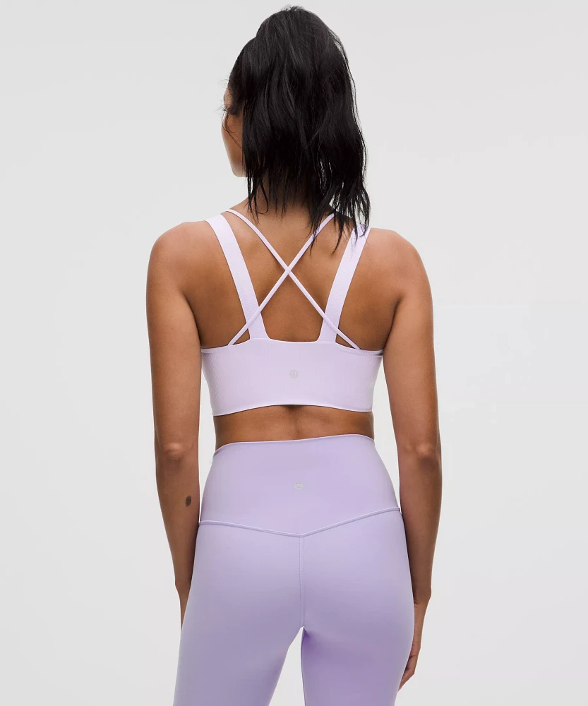 Like a Cloud Ribbed Longline Bra *Light Support, D/DD Cup | Women's Bras