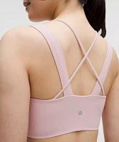 Like a Cloud Ribbed Longline Bra *Light Support, D/DD Cup | Women's Bras