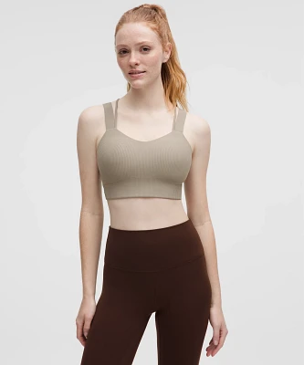 Like a Cloud Ribbed Longline Bra *Light Support, D/DD Cup | Women's Bras