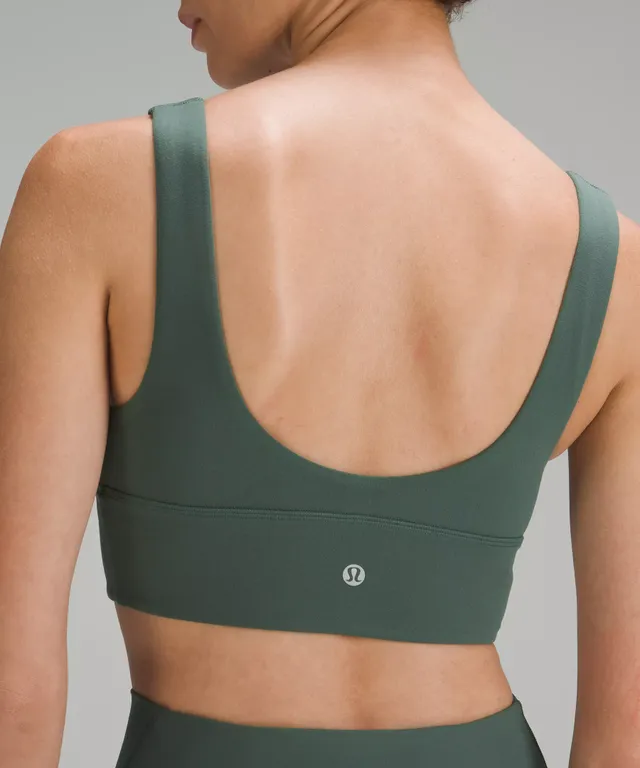 Lululemon Sports Bra Green And White Leaves Size 2 