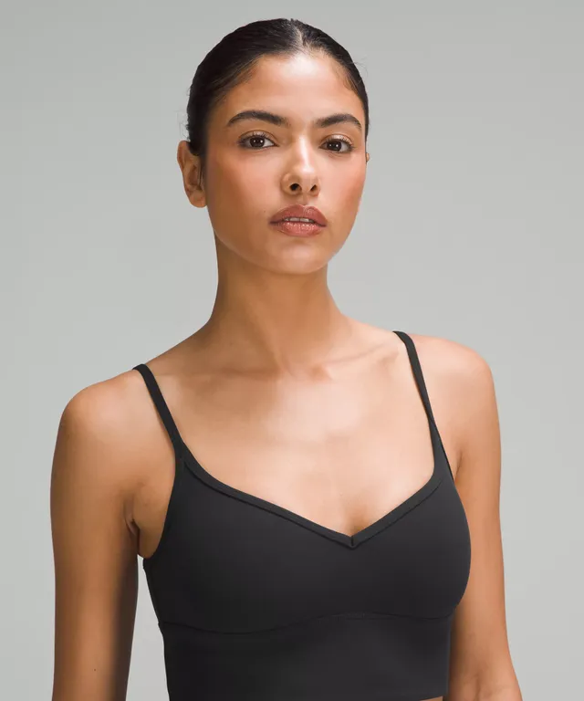Lululemon athletica SmoothCover Front Cut-Out Yoga Bra *Light Support, A/B  Cup, Women's Bras