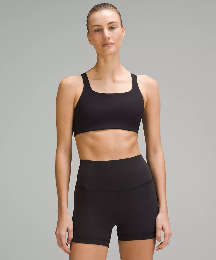 Ultralu Square-Neck Workout Bra *Medium Support, B/C Cup | Women's Bras