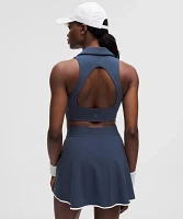 Collared Tennis Longline Bra *Medium Support, B/C Cup | Women's Bras