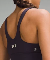 Team Canada Wunder Train High-Neck Longline Bra Medium Support, C/D *COC Logo | Women's Bras