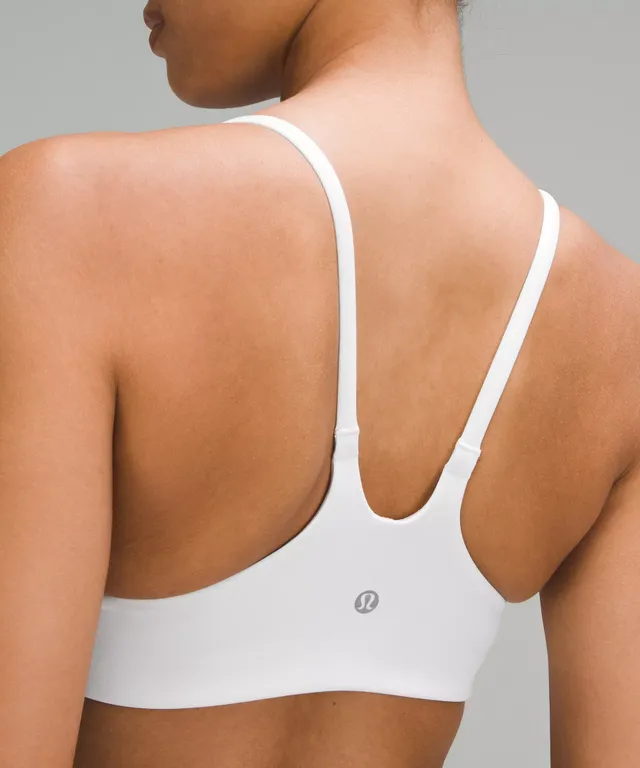 Lululemon athletica Wunder Train Strappy Racer Bra Light Support, A/B Cup  *Twill, Women's Bras