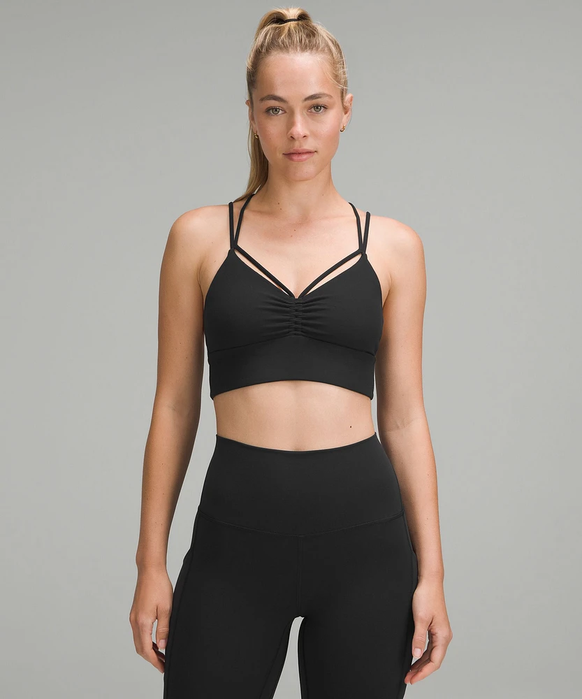 Nulu Strappy V-Neck Yoga Bra *Light Support, A/B Cup | Women's Bras