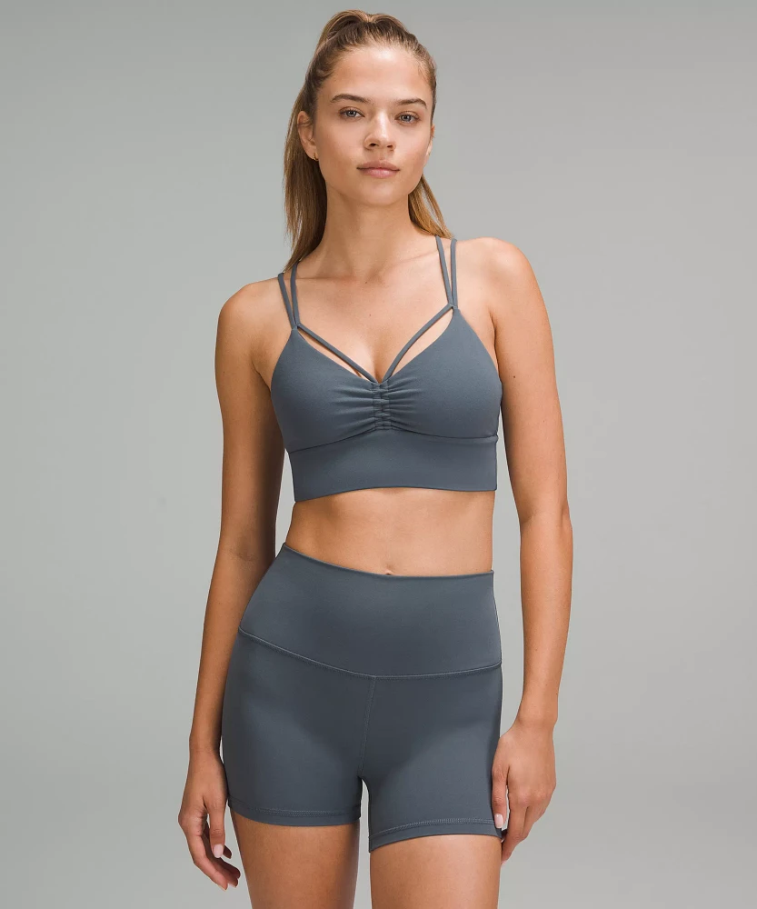 Nulu Strappy V-Neck Yoga Bra *Light Support, A/B Cup | Women's Bras