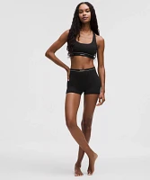 Stretch Cotton Ribbed Logo Racerback Bralette *A–C Cups | Women's Bras