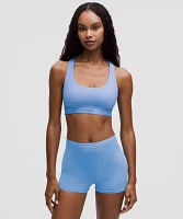 Stretch Cotton Ribbed Logo Racerback Bralette *A–C Cups | Women's Bras