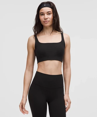 Bend This Ribbed Scoop and Square Bra *Light Support, A-C Cups | Women's Bras