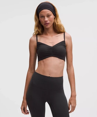 Nulu Ruched Spaghetti-Strap Bra *Light Support, A–C Cups | Women's Bras