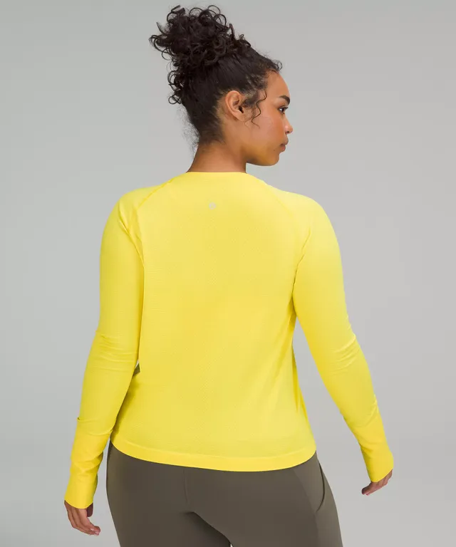 lululemon athletica Swiftly Tech Long-sleeve Shirt 2.0 Race Length in  Yellow